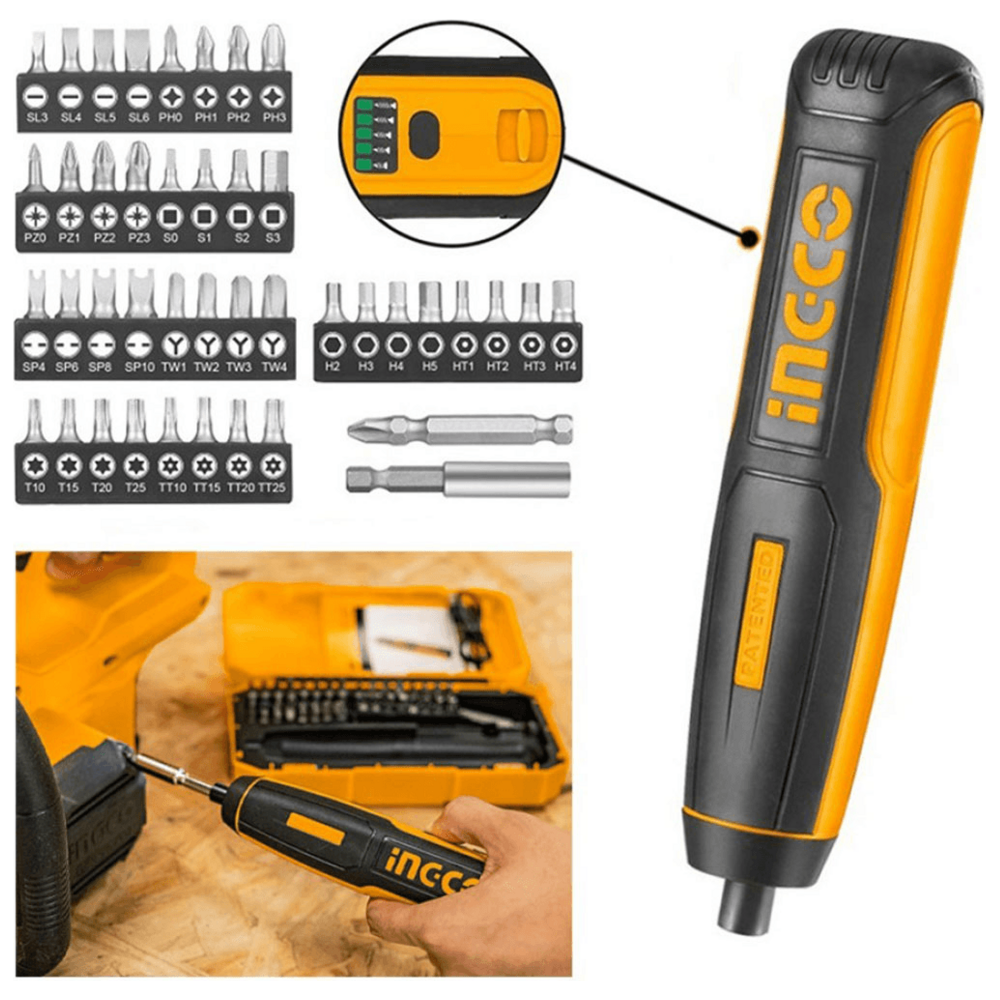 Ingco CSDLI0403 4V Cordless Screwdriver - KHM Megatools Corp. Ingco CSDLI0403 4V Cordless Screwdriver - KHM Megatools Corp.